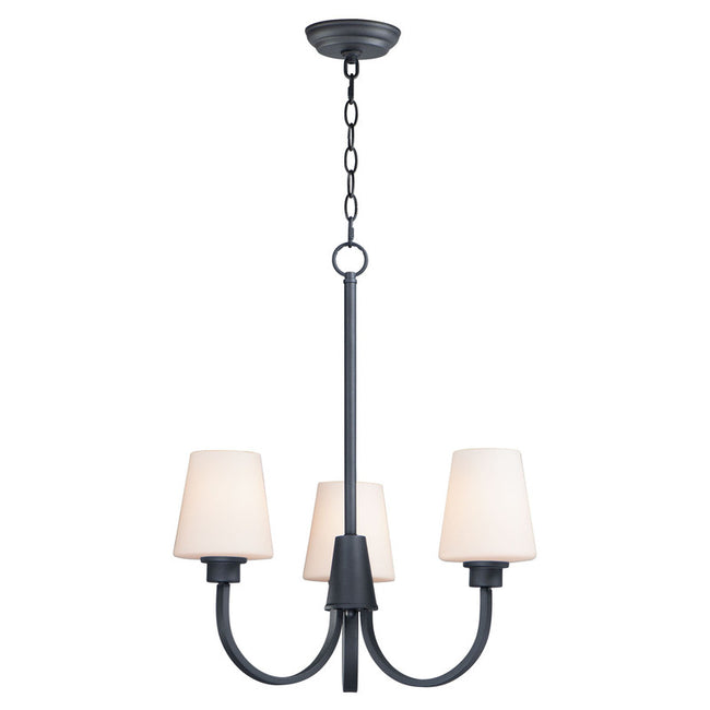 Maxim 11823SWBK - Shelter 3 Light 24" Chandelier
