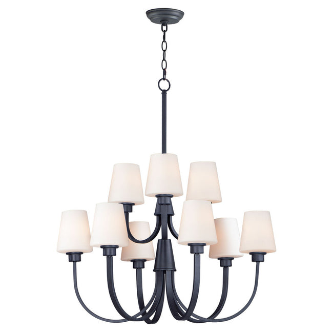 Maxim 11826SWBK - Shelter 9 Light 35" Chandelier