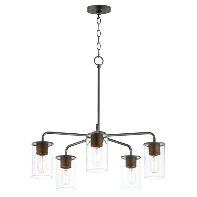 Maxim 11846CDABBK - Sleek 5 Light 25" Chandelier