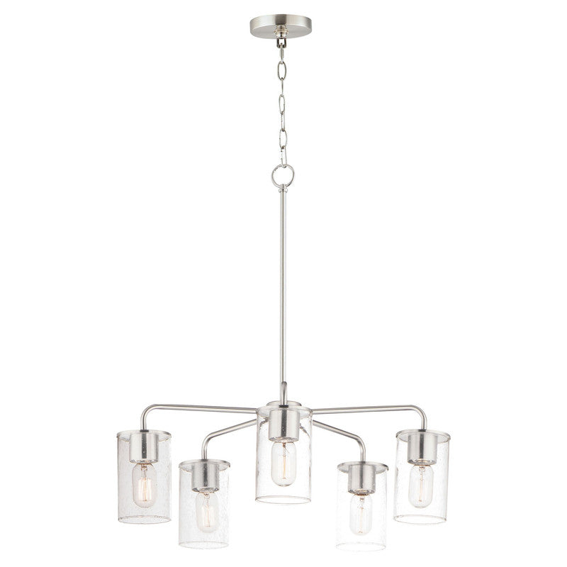 Maxim 11846CDABBK - Sleek 5 Light 25" Chandelier