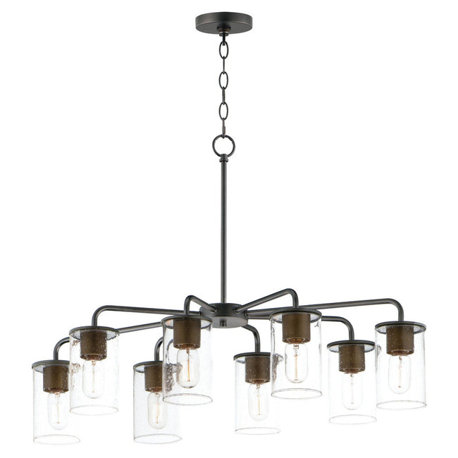 Maxim 11848CDABBK - Sleek 8 Light 34" Chandelier