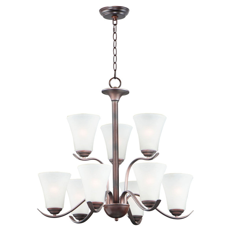 Maxim 12076FTOI - Vital 9 Light 26" Chandelier