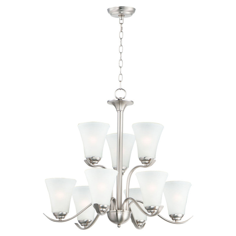 Maxim 12076FTOI - Vital 9 Light 26" Chandelier
