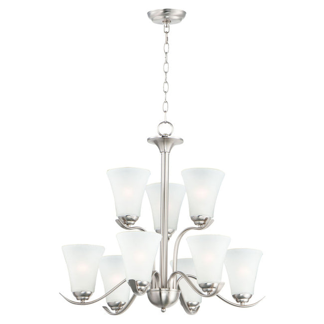 Maxim 12076FTOI - Vital 9 Light 26" Chandelier
