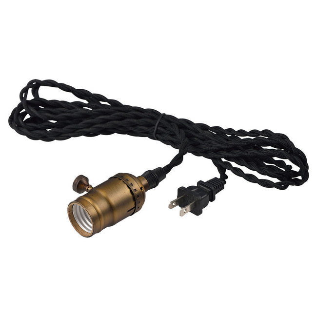 Maxim 12120BKAB - Early Electric 1 Light 4" Pendant