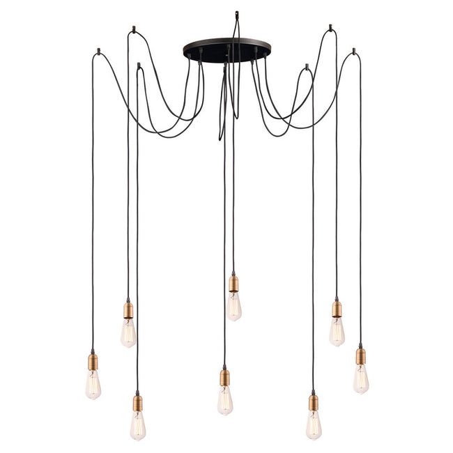 Maxim 12128BKAB - Early Electric 8 Light 16" Pendant