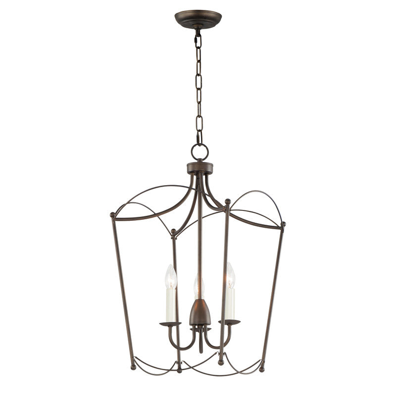 Maxim 12163CHB - Plumette 3 Light 25" Pendant