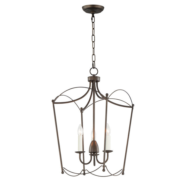 Maxim 12163CHB - Plumette 3 Light 25" Pendant