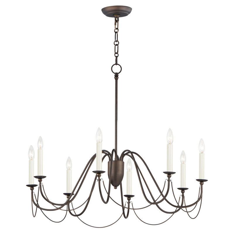Maxim 12168CHB - Plumette 8 Light 36" Chandelier