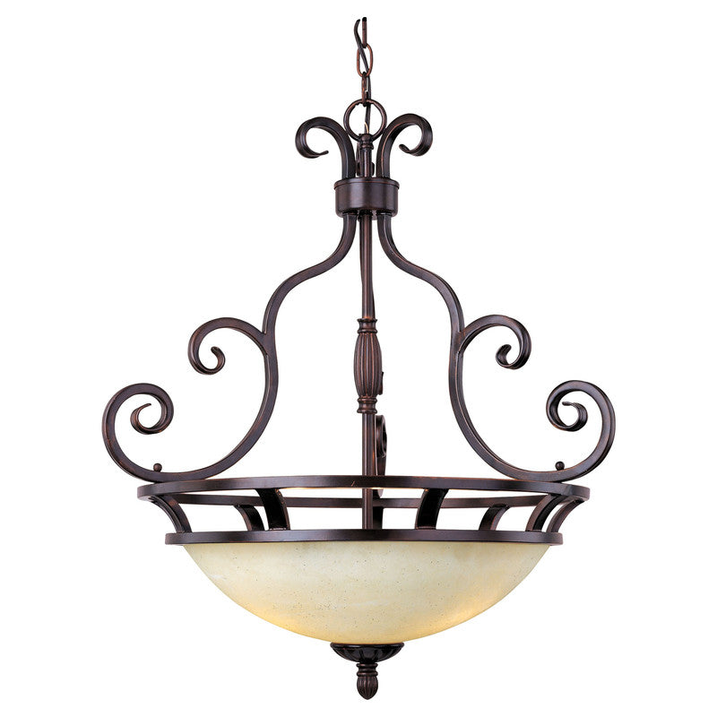 Maxim 12202FIOI - Manor 3 Light 27" Pendant