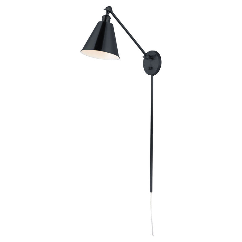 Maxim 12222BK - Library 1 Light 32" Wall Sconce