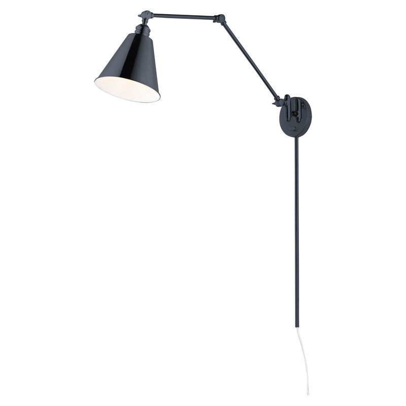 Maxim 12224BK - Library 1 Light 37" Wall Sconce