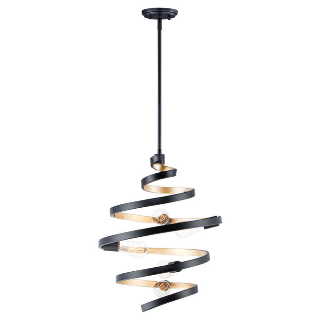 Maxim 12236BKGLD - Twister 5 Light 24" Pendant