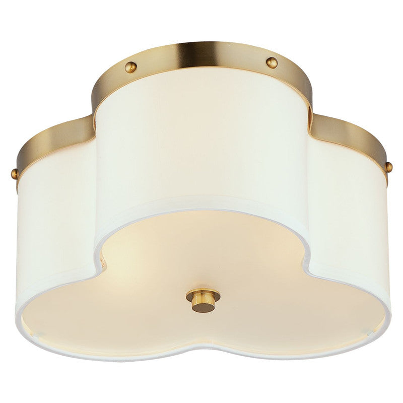 Maxim 12243OFSBR - Clover 3 Light 14" Flush Mount