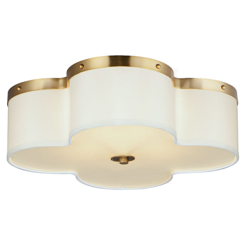 Maxim 12244OFSBR - Clover 4 Light 20" Flush Mount
