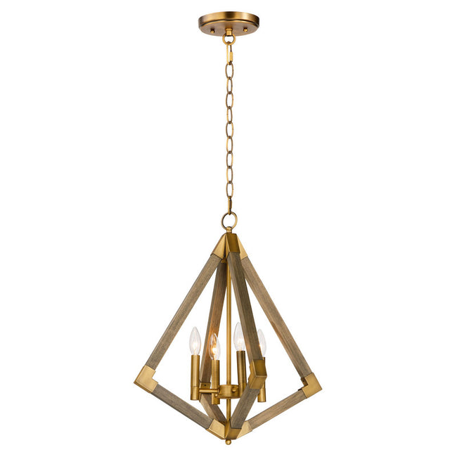 Maxim 12252WOAB - Vector 4 Light 24" Pendant