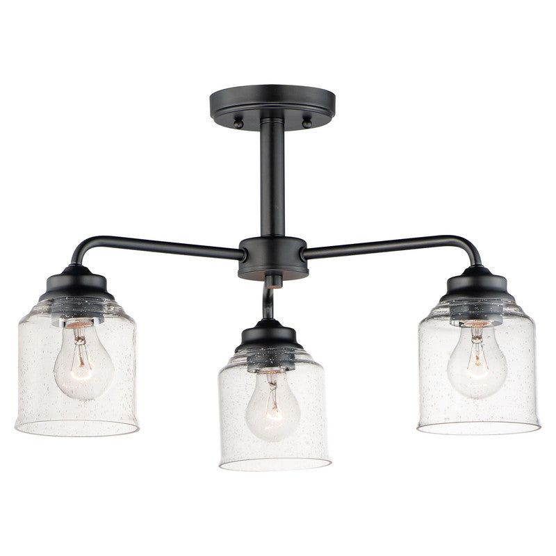 Maxim 12260CDBK - Acadia 3 Light 20" Chandelier