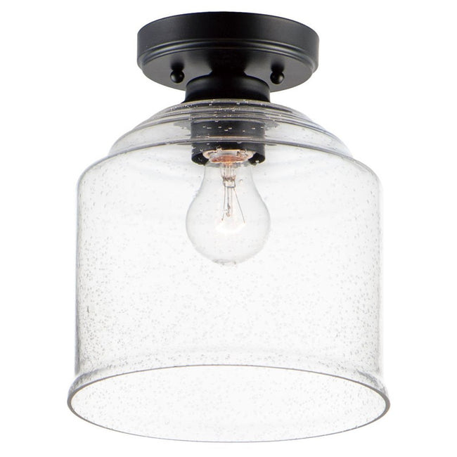 Maxim 12270CDBK - Acadia 1 Light 11" Semi Flush Ceiling Light