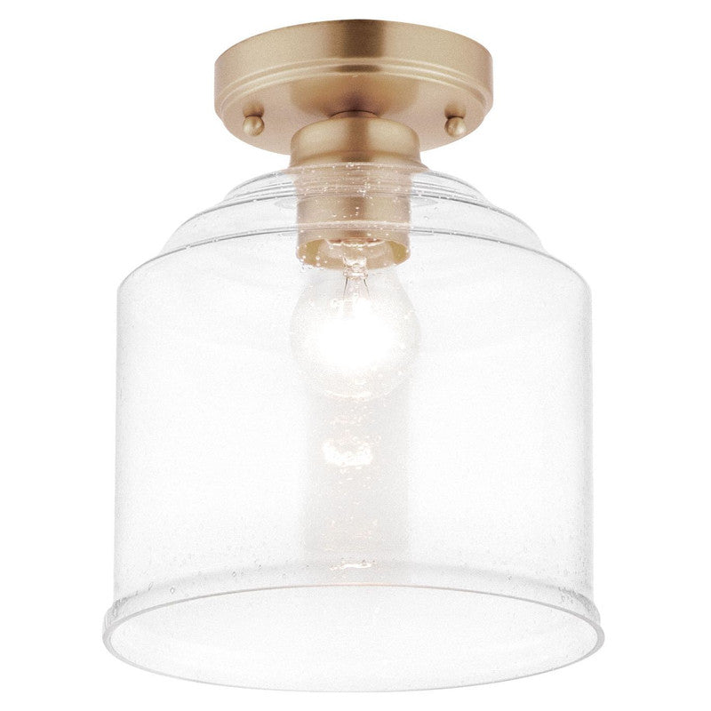 Maxim 12270CDBK - Acadia 1 Light 11" Semi Flush Ceiling Light