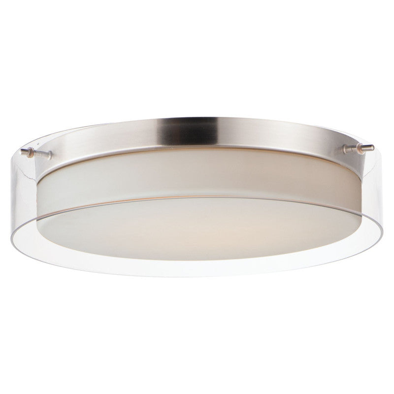 Maxim 12284CLSWBK - Duo 1 Light 16" Flush Mount