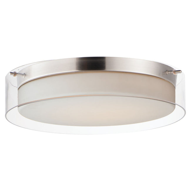Maxim 12284CLSWBK - Duo 1 Light 16" Flush Mount