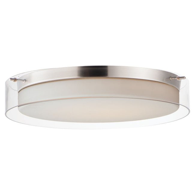 Maxim 12286CLSWBK - Duo 1 Light 20" Flush Mount