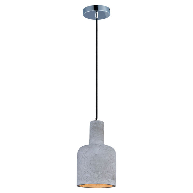 Maxim 12395GYPC - Crete 1 Light 13" Pendant