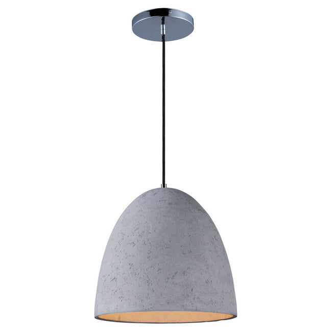 Maxim 12396GYPC - Crete 1 Light 15" Pendant