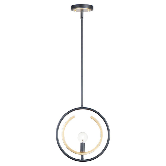 Maxim 12500BKGLD - Clip 1 Light 12" Flush Mount