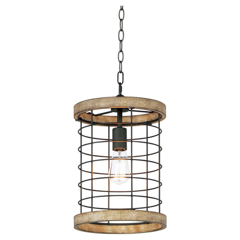 Maxim 12519DWBK - Homestead 1 Light 13" Pendant