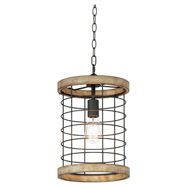 Maxim 12519DWBK - Homestead 1 Light 13" Pendant