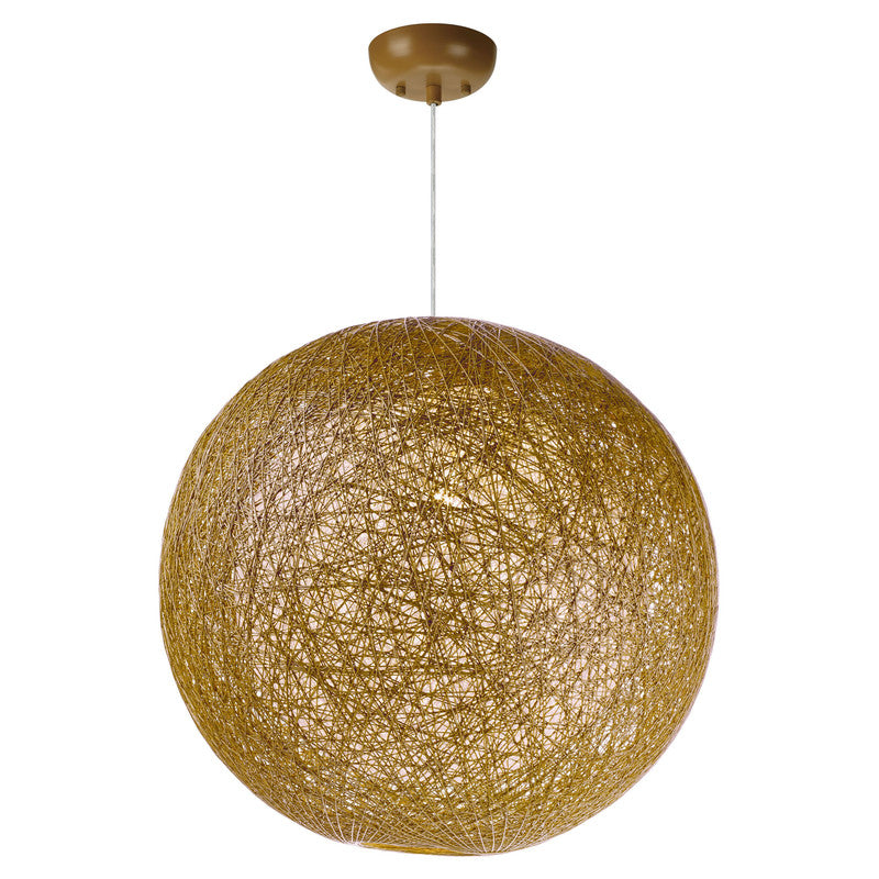 Maxim 14405CHWT - Bali 1 Light 19" Pendant