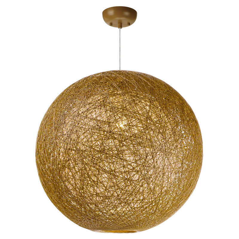 Maxim 14407CHWT - Bali 1 Light 24" Pendant