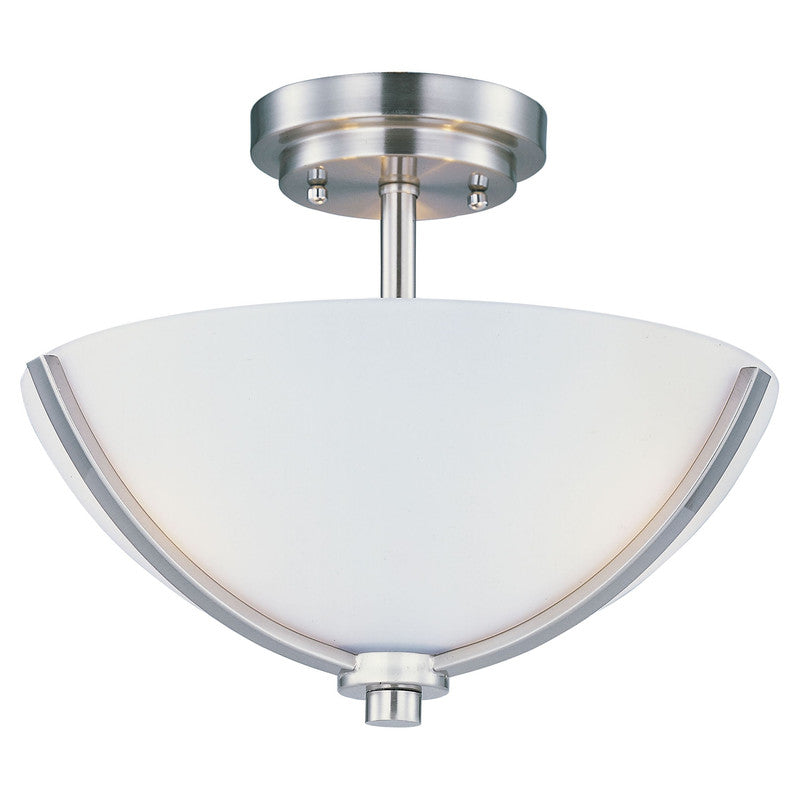 Maxim 20031SWOI - Deven 3 Light 14" Semi Flush Ceiling Light