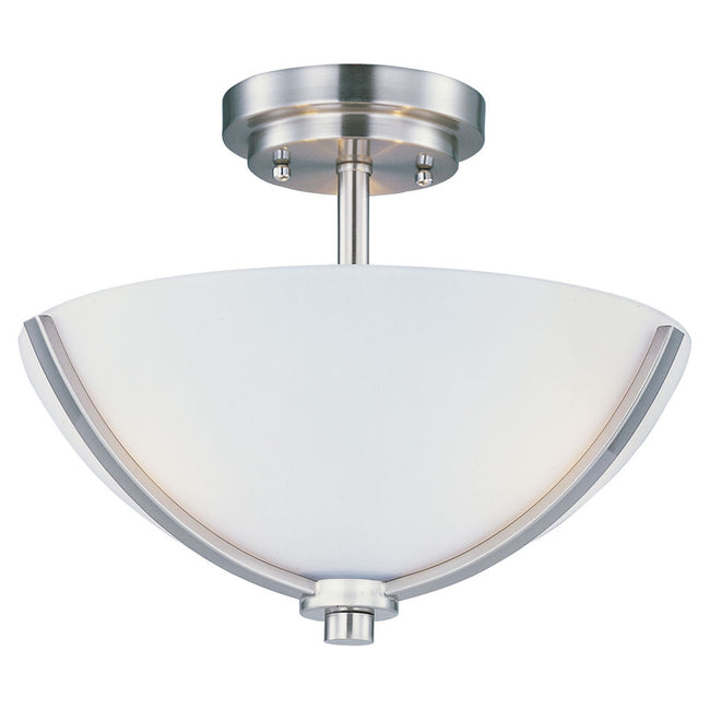 Maxim 20031SWOI - Deven 3 Light 14" Semi Flush Ceiling Light