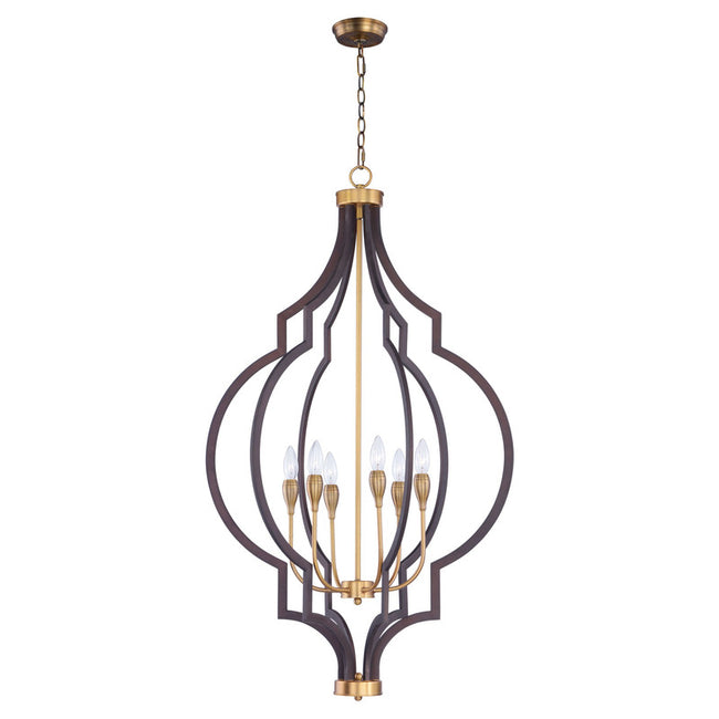 Maxim 20296OIAB - Crest 6 Light 45" Chandelier