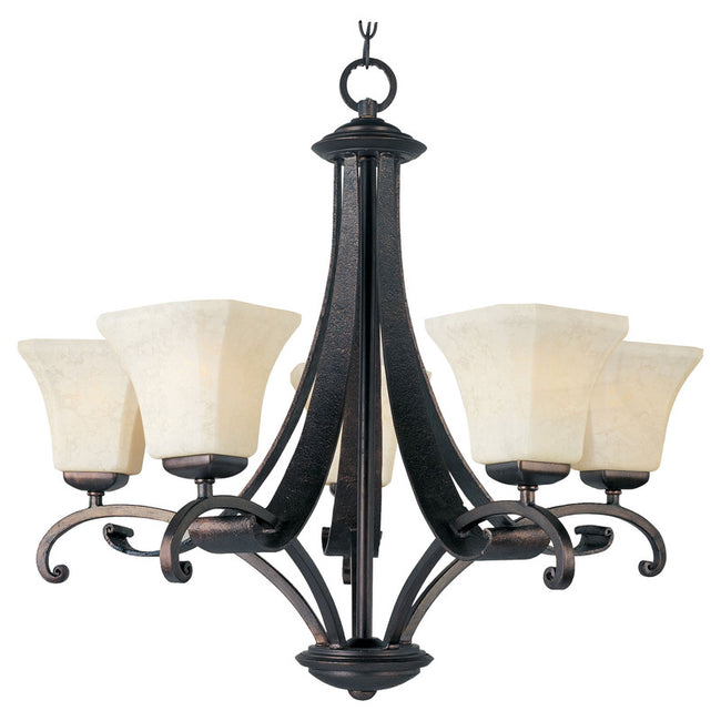 Maxim 21065FLRB - Oak Harbor 5 Light 28" Chandelier