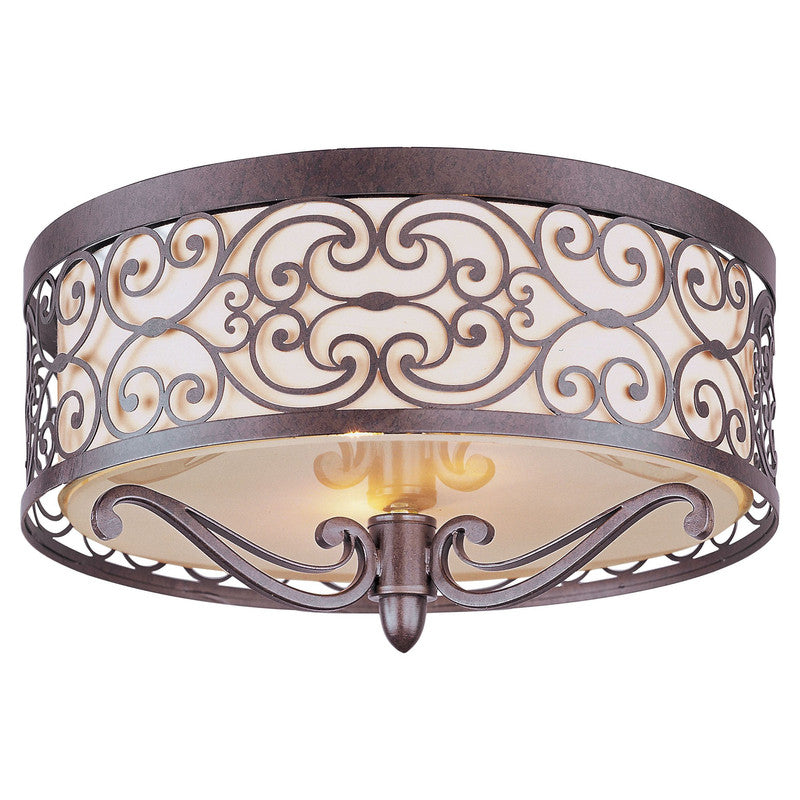 Maxim 21151WHUB - Mondrian 2 Light 14" Flush Mount