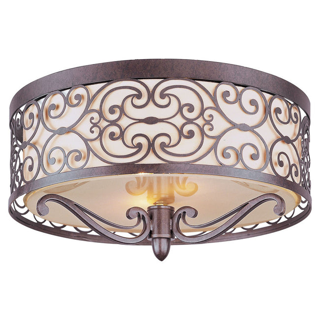 Maxim 21151WHUB - Mondrian 2 Light 14" Flush Mount
