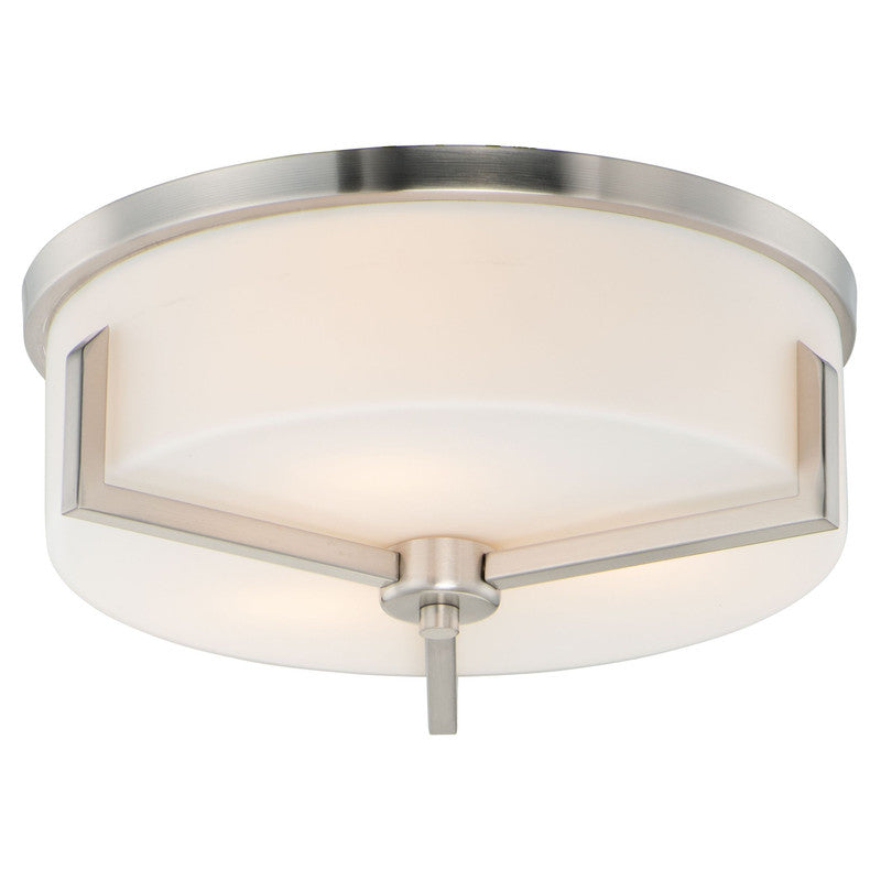 Maxim 21280SWSBR - Dart 3 Light 14" Flush Mount