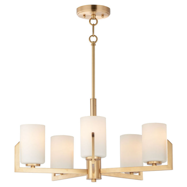Maxim 21286SWSBR - Dart 5 Light 26" Chandelier