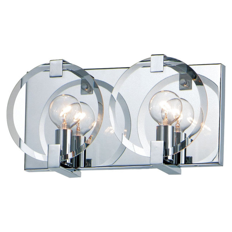 Maxim 21292CLPC - Looking Glass 2 Light 12" Wall Sconce