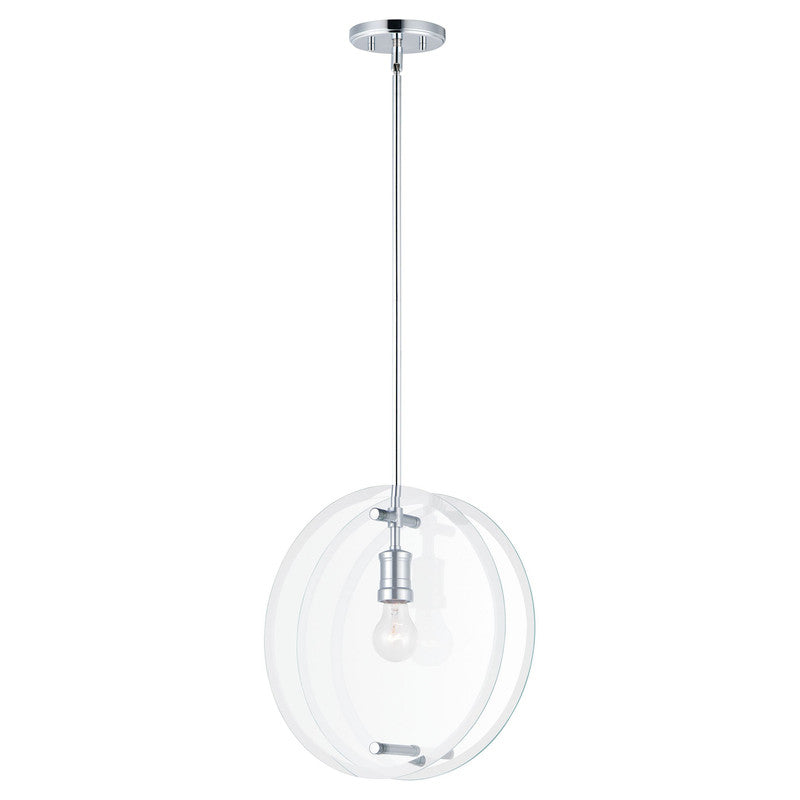 Maxim 21297CLPC - Looking Glass 1 Light 15" Pendant