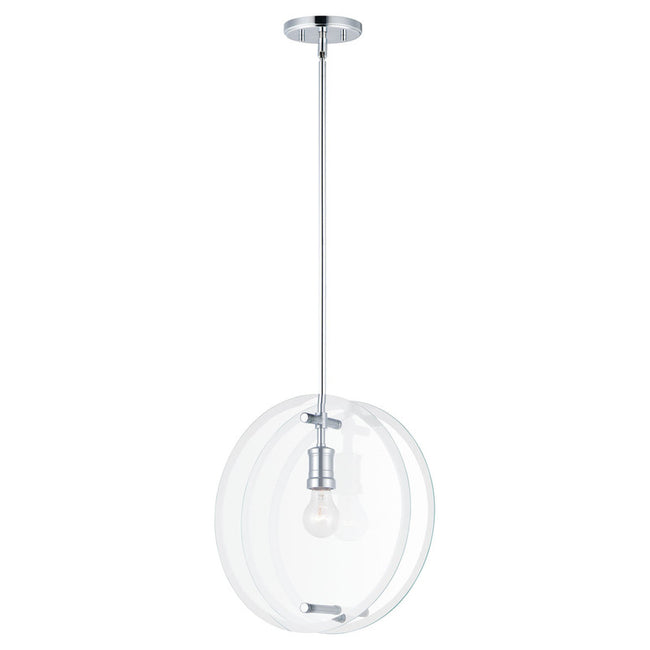 Maxim 21297CLPC - Looking Glass 1 Light 15" Pendant