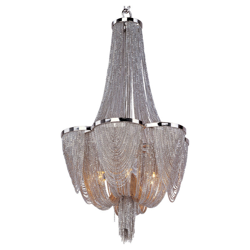 Maxim 21464NKPN - Chantilly 6 Light 22" Chandelier