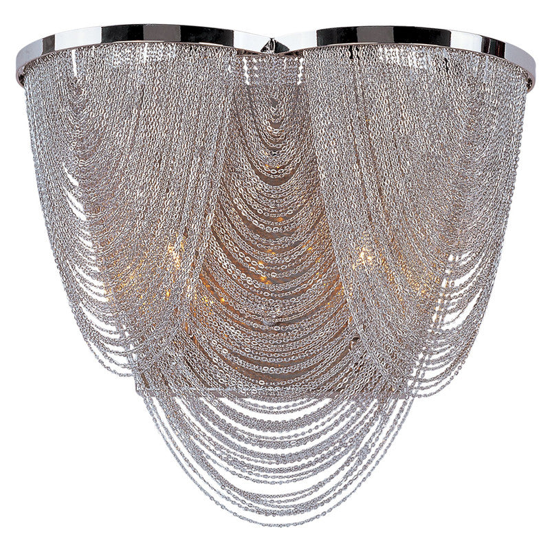 Maxim 21469NKPN - Chantilly 2 Light 12" Wall Sconce