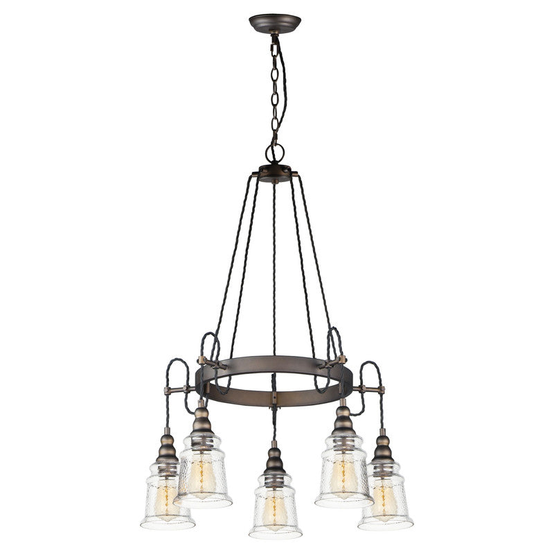 Maxim 21575HMOI - Revival 5 Light 34" Chandelier