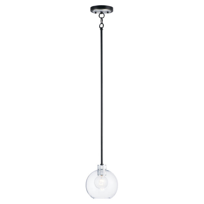 Maxim 21619CLBKAL - Vessel 1 Light 9" Pendant