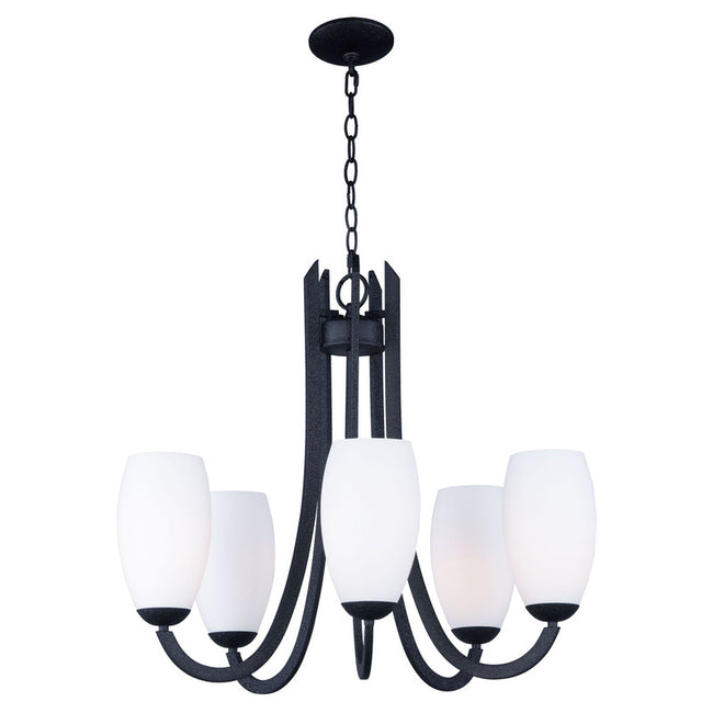 Maxim 21655SWSN - Taylor 5 Light 28" Chandelier