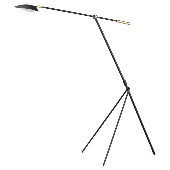 Maxim 21694BKSBR - Scan 1 Light 61" Floor Lamp